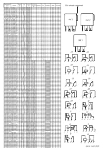 all universal relays manufactured by EMI, page 1
